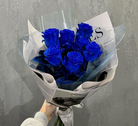 Ramo Rosas Azules