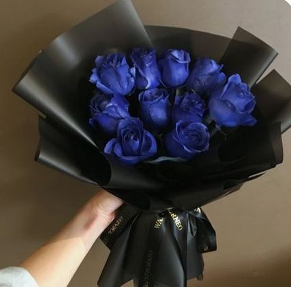 Ramo Rosas Azules