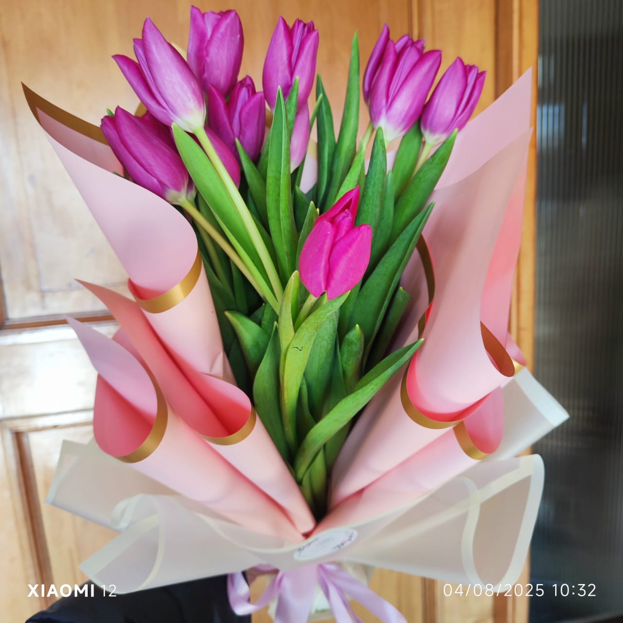 ramo 10 tulipanes
