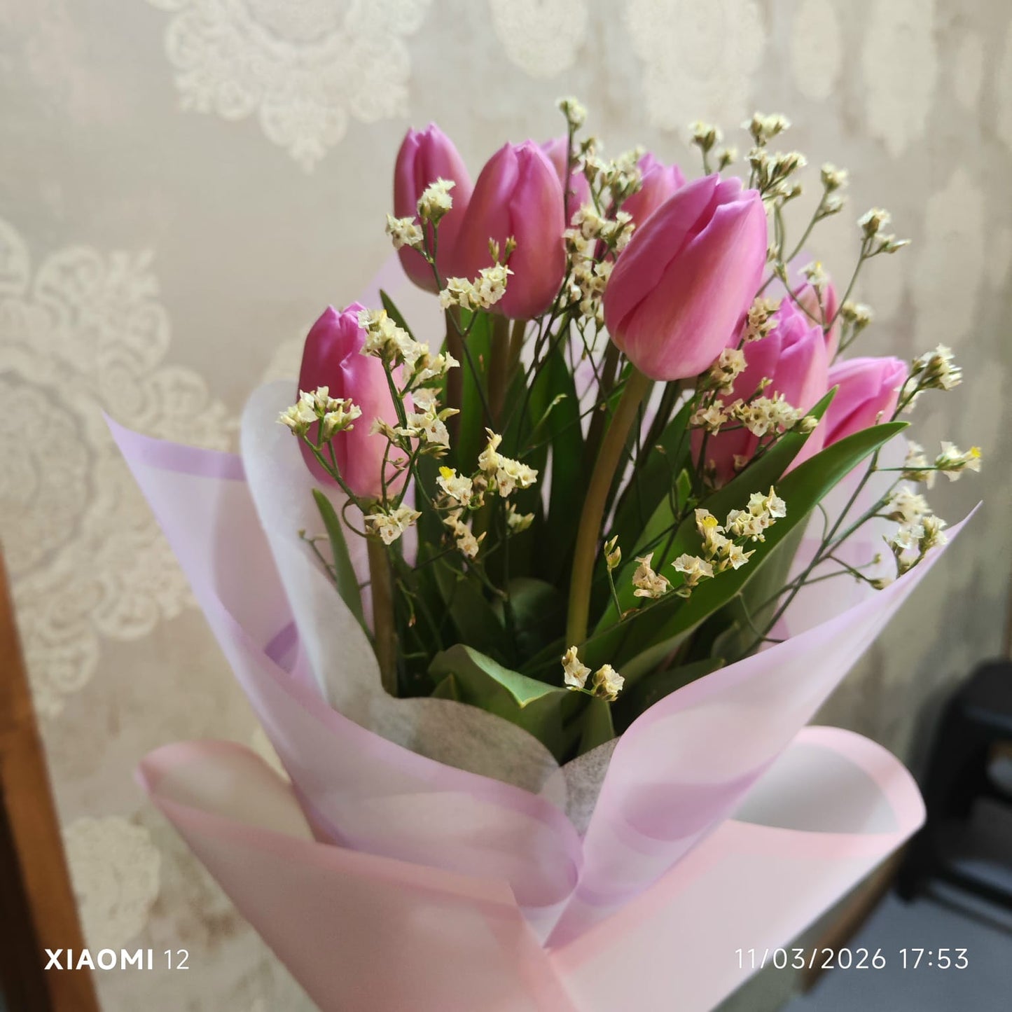 ramo 10 tulipanes
