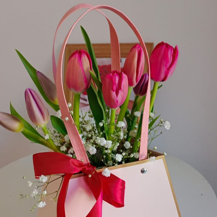 Cartera de Tulipanes