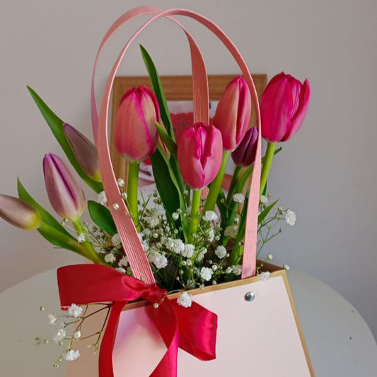 Cartera de Tulipanes